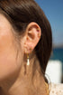 IVORY COLOR HAND EARRING SILVER